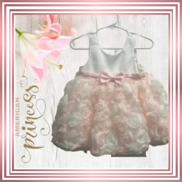 EUC! “American Princess” Girls Satin Sleeve Dress & Sweater - Picture 3 of 5